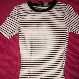 black and white strip bodycon dress